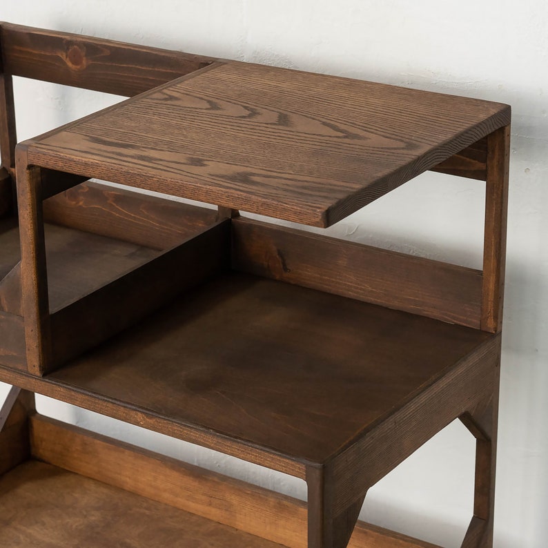 The Vinyl Storage End Table Etsy