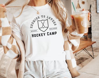 Unisex Graphic Tee, Heated Rivalry Fan Shirt, Enemies To Lovers Hockey Camp