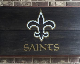 New Orleans SAINTS - 42" TO 48" Flat Screen - Tv Cabinet