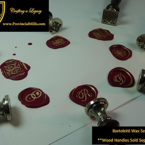 Letter Wax Seals - Bortoletti Wax Seals - Cursive and Gothic