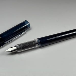 Platinum Prefounte Fountain Pen - Graphite Blue