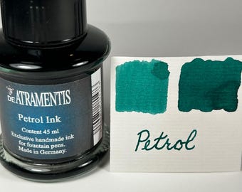 De Atramentis Fountain Pen Ink 45ml - Petrol - Standard Ink