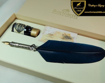 Bortoletti Quill Pen Set Ca'd'Oro - Comes with One Nib and a Bottle of Ink - SET83CAD