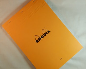 Classic Rhodia Notepad - Top Staple - Lined - 80 Sheets - 8 1/4 x 11 3/4