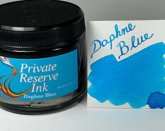 Private Reserve Fountain Pen Ink 60ml - Daphne Blue - Standard Ink