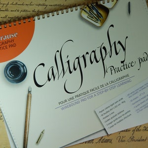 Brause Calligraphy Practice Pad - 11 1/2" x 9" - 50 Sheets