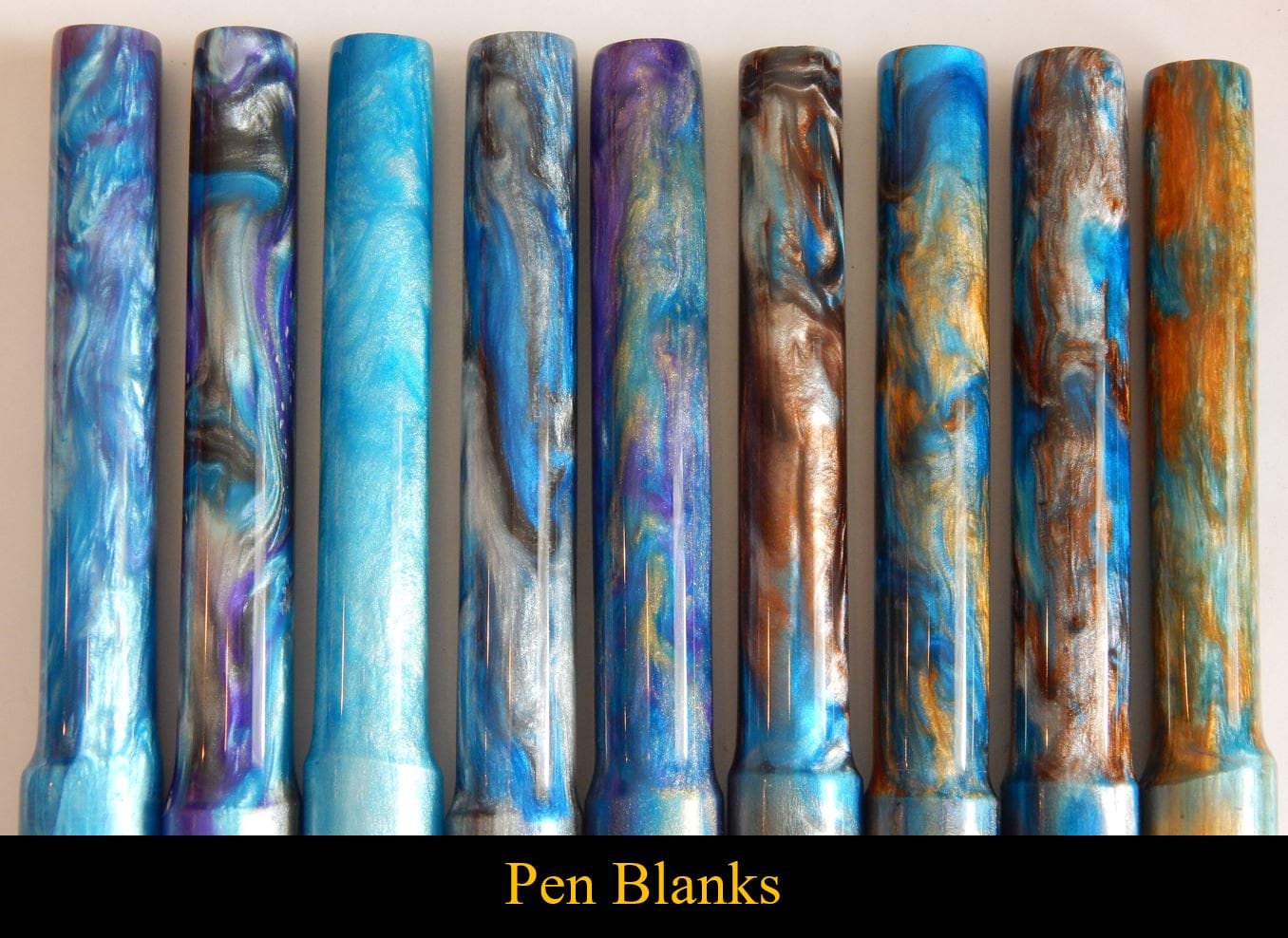 Acrylic Pen Blanks 5 length x 3/4 round Group 2 Etsy