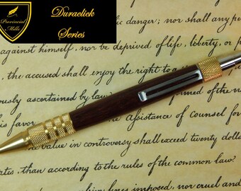 Duraclick C3604 Brass Ballpoint with East Indian Rosewood - Free Shipping #BP00207