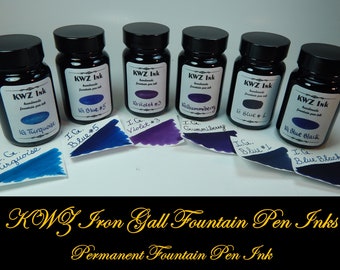 KWZ Iron Gall / Permanent Fountain Pen Ink 60ml