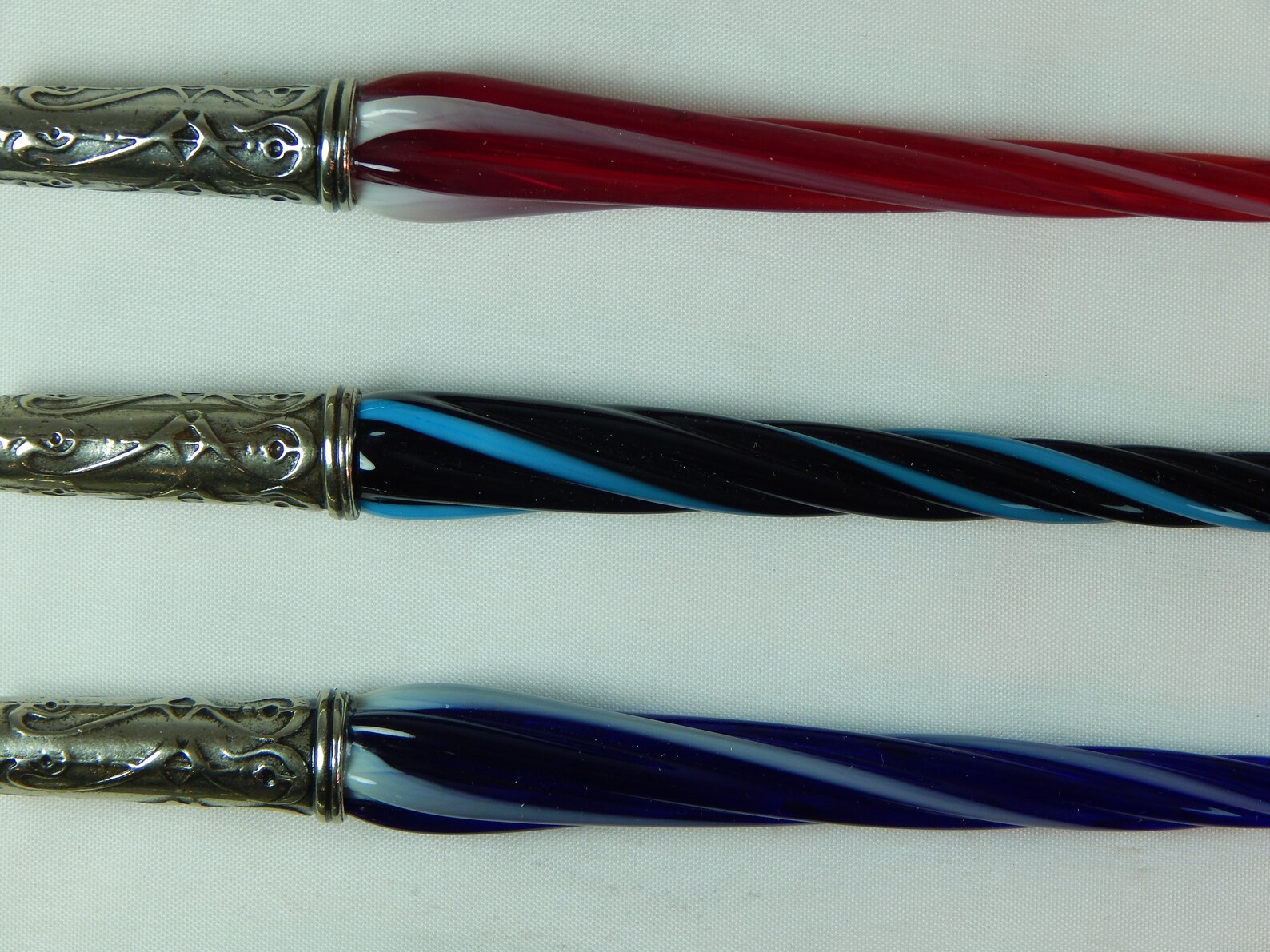 Bortoletti Murano Glass Dip Pen With Bronze Nib Holder Set Etsy