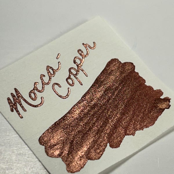 De Atramentis Fountain Pen Ink 45ml - Mocca-Copper - Pearlescent