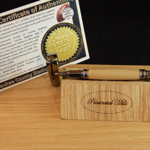 Vertex Rollerball shops with Milwaukee County Stadium Wood - Free Shipping #STW214