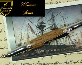 Nouveau Sceptre Ballpoint with Limited Edition Colonial Shipyard Wood - Free Shipping #DS505