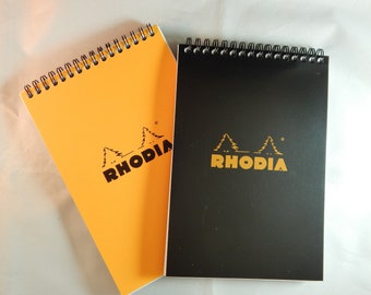 Classic Rhodia Notepad - Top Wirebound - Lined - 80 Sheets - 5 3/4" x 8 1/4"