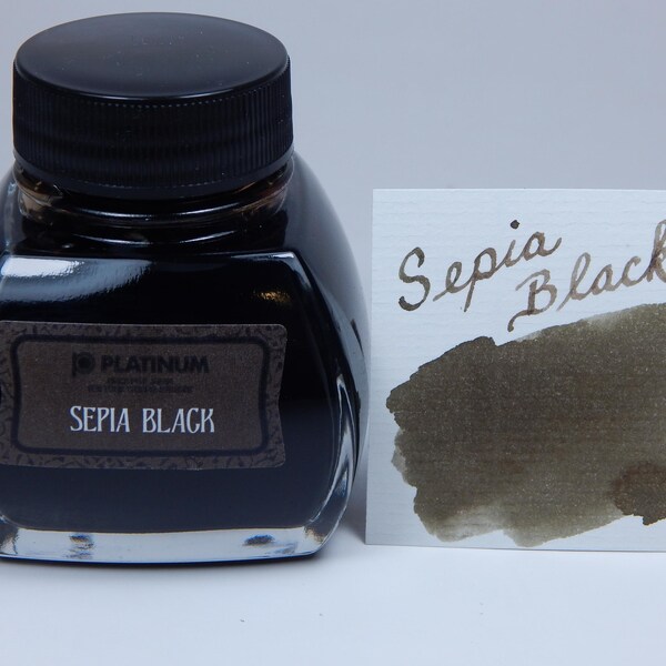 Platinum Sepia Black Fountain Pen Ink - 60ml - Standard / Document In