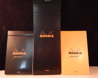 Rhodia Pocket Notepads and List Notepads