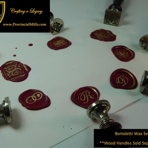 Letter Wax Seals - Bortoletti Wax Seals - Cursive and Gothic