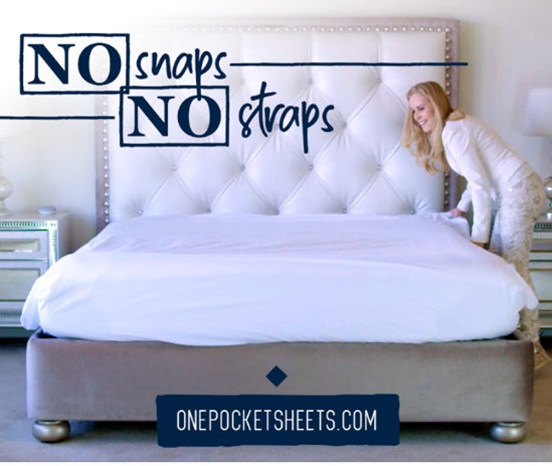 One Pocket Sheets Set Fitted Bed Sheets Set Semi Fitted Top Sheet Cream