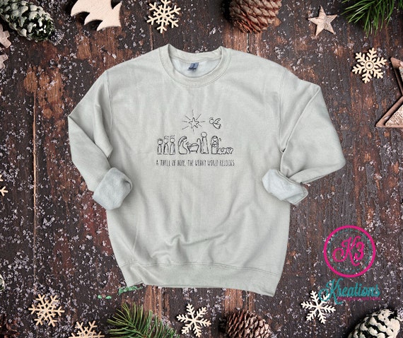 Be The Light Christmas Nativity Hoodie Be The Light Christmas Nativity Hoodie