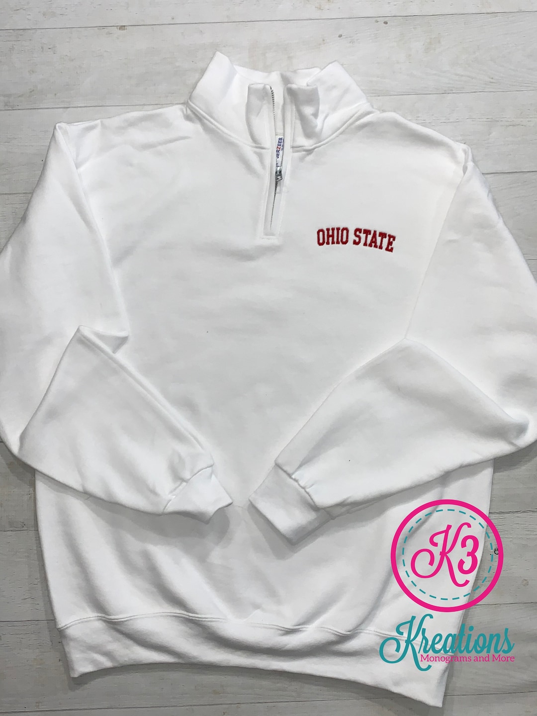 Adult Ohio State Quarterzip Sweatshirt, Ohio Pullover, Ohio Sweatshirt