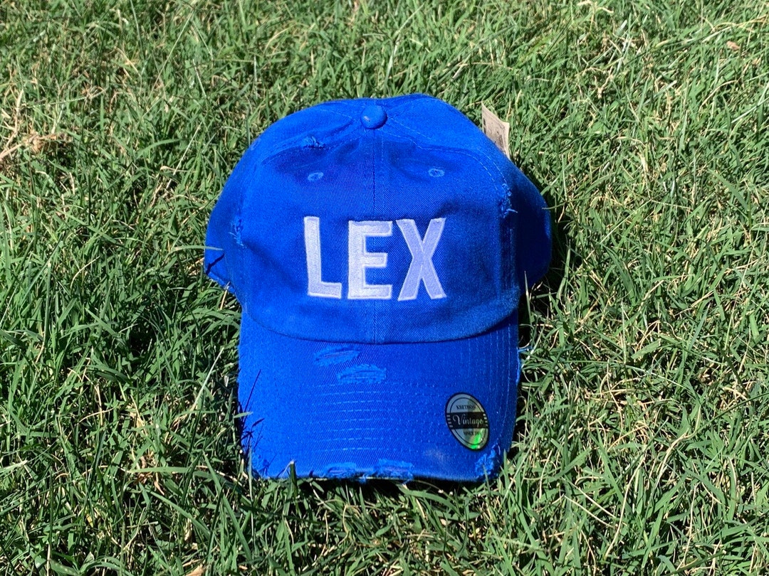 LEX Kentucky Distressed Ball Cap, Lexington Cap, Kentucky Hat, Kentucky
