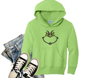 Grinch Hoodie - Etsy