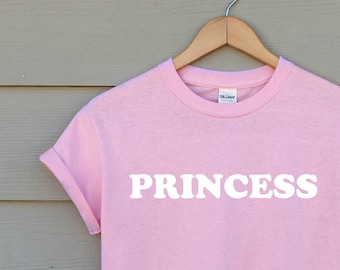 PRINCESS SHIRT - white and pink shirt - tumblr shirt