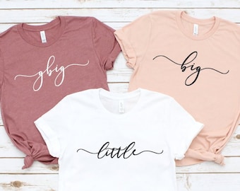 big little shirts - sorority shirts - big little gift - big little reveal