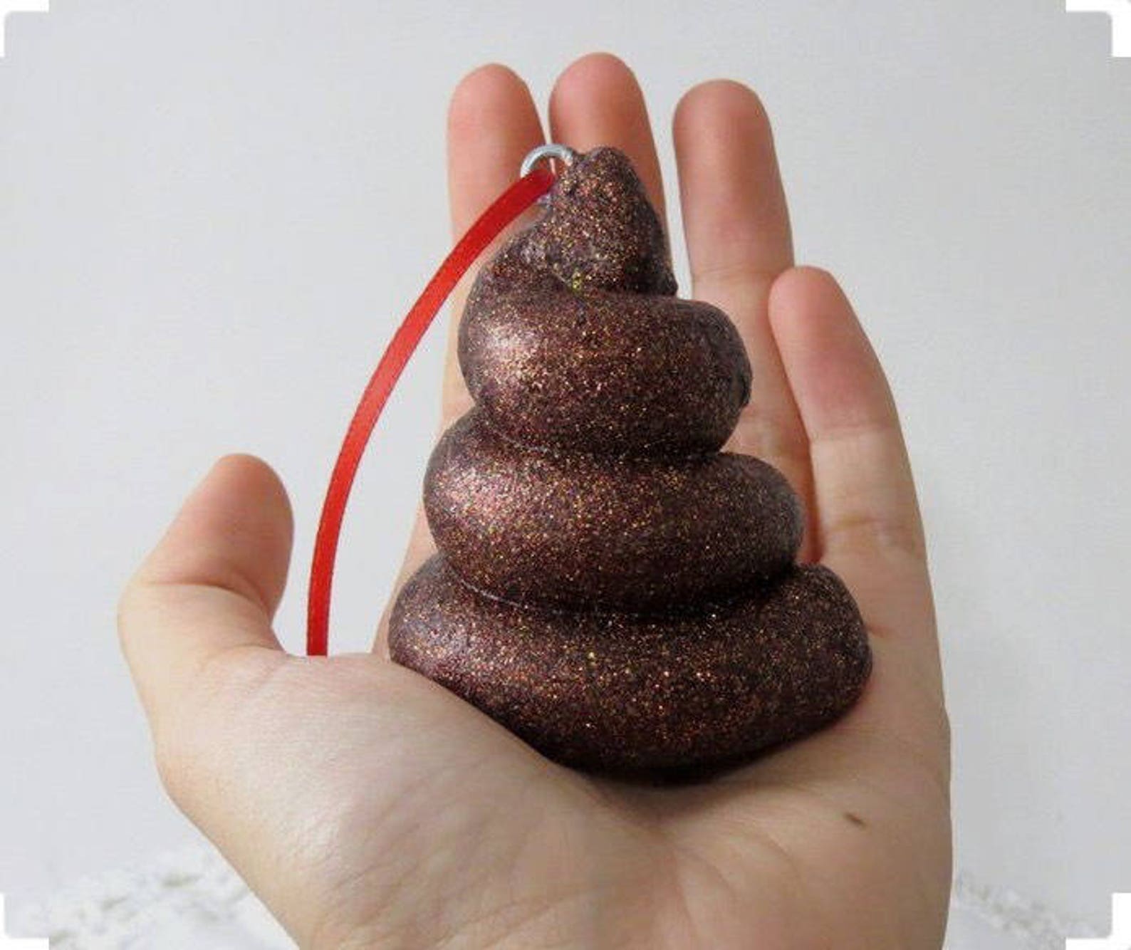 Reindeer Poop Ornament Poop Ornament Christmas Gag Gift Etsy