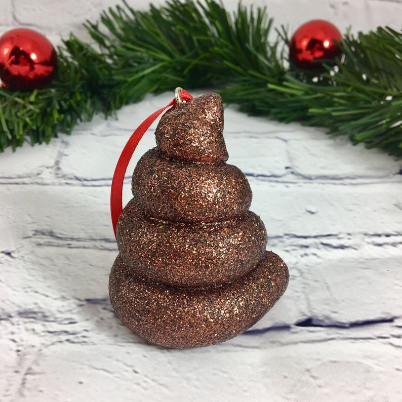 Reindeer Poop Ornament Poop Ornament Christmas Gag Gift Etsy
