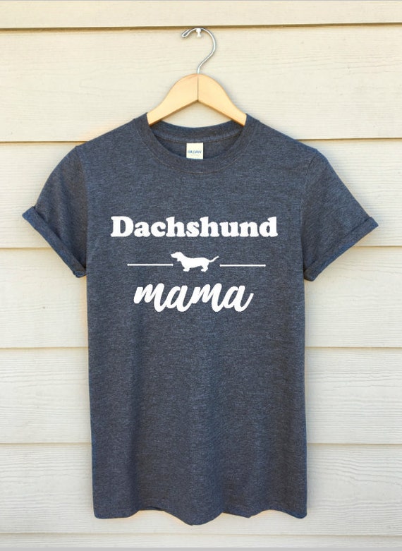 Dachshund Mama Shirt - Doxie Mom Bella Canvas Tee