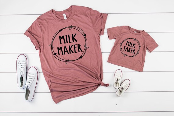 funny mom and baby shirts