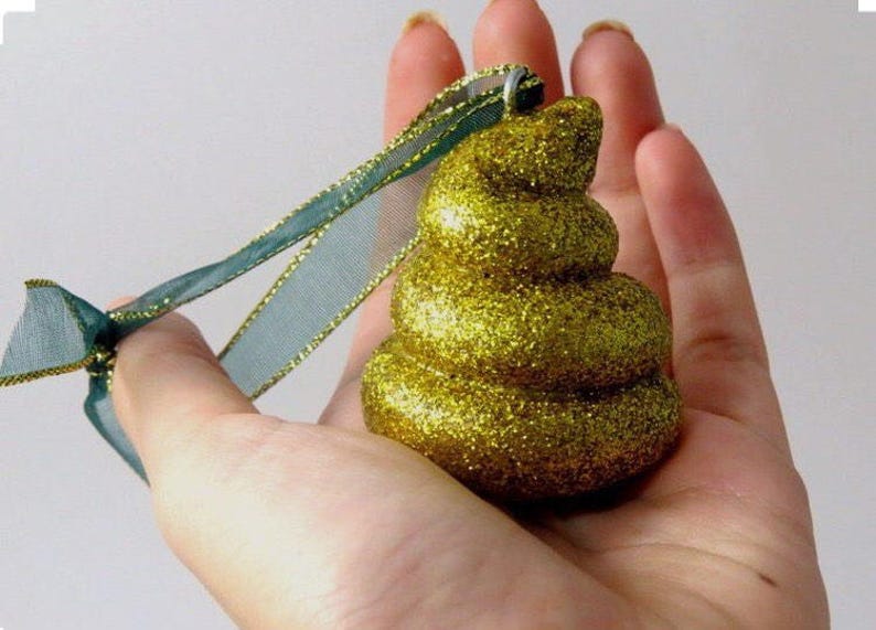 Reindeer Poop Ornament Poop Ornament Christmas Gag Gift Etsy