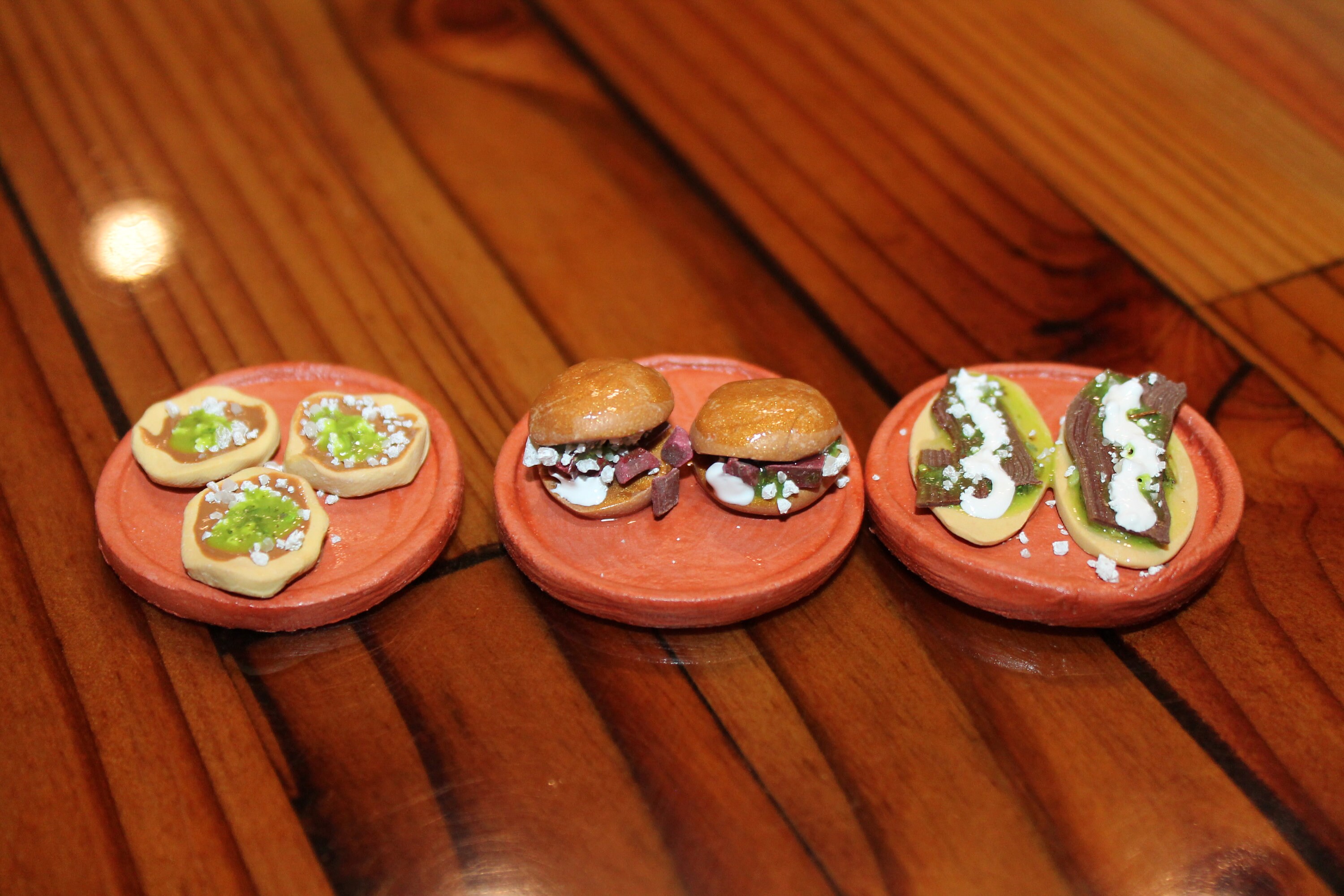 工芸品 Mexico dish Mini Clay Mexican Food for Nichos: DIY Altar Decorations - Etsy