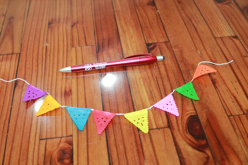 Mexican Papel Picado Banner: Dia de los Muertos Decor, Handmade in Puebla image 10