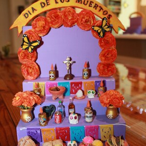 Mexican Papel Picado Banner: Dia de los Muertos Decor, Handmade in Puebla image 7