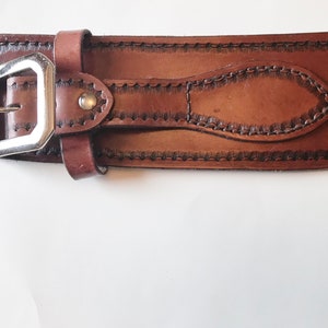 Western Style Leather Holster and Belt, Custom, Hand Tooled, Hand Made ...