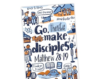 English - Go Therefore and Make Disciples - Return Visit Book, JW SKE Pioneer School Gift