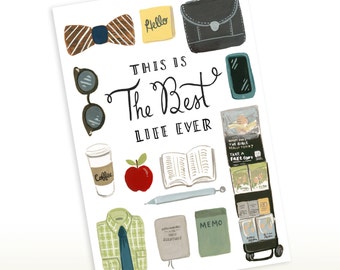 Greeting Card - This is the Best Life Ever - Brothers Edition 5x7, JW Pioneer, Elders, CO, JW Gift