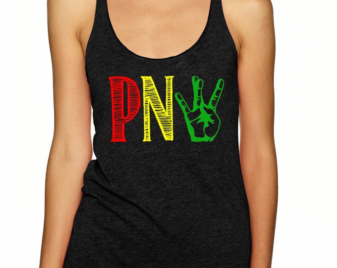 Rasta Reggae PNW Tank, pnw shirt, pnw, pnw gifts, pnw TShirt, pnw Tee, pnw Clothing, Tacoma, Seattle, Portland, Olympia, Reggae Shirt