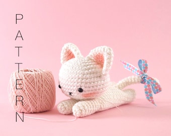 Amigurumi crochet cat PATTERN ONLY (English)