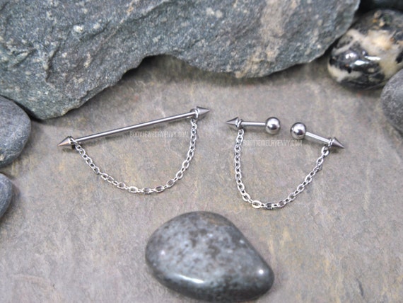 Surgical Steel Circle Loop Design Straight Industrial Barbell Surgical Steel Circle Loop Design Straight Industrial Barbell