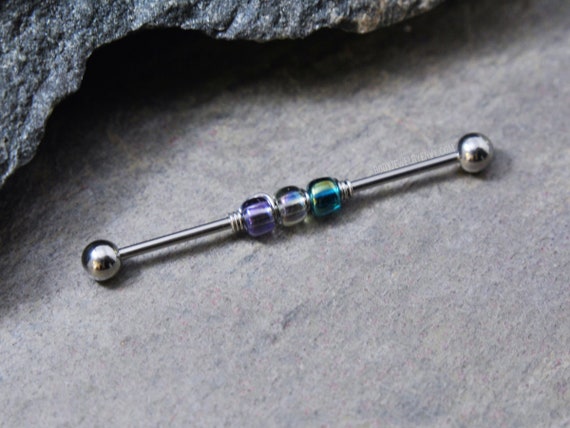 2 Pezzi Industriale Scaffold Barretta Orecchio Labbra - Foto 11