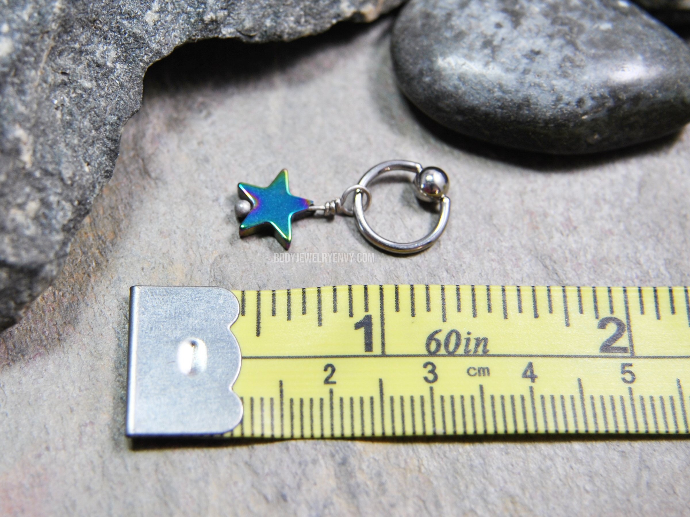 レインボースター軟骨ジュエリーキャプティブビーズリングCBRまたは曲げられるフープ316Lステンレスサージカルスチール20g18g16g14g  6mm-19mmカラフル - Etsy 日本