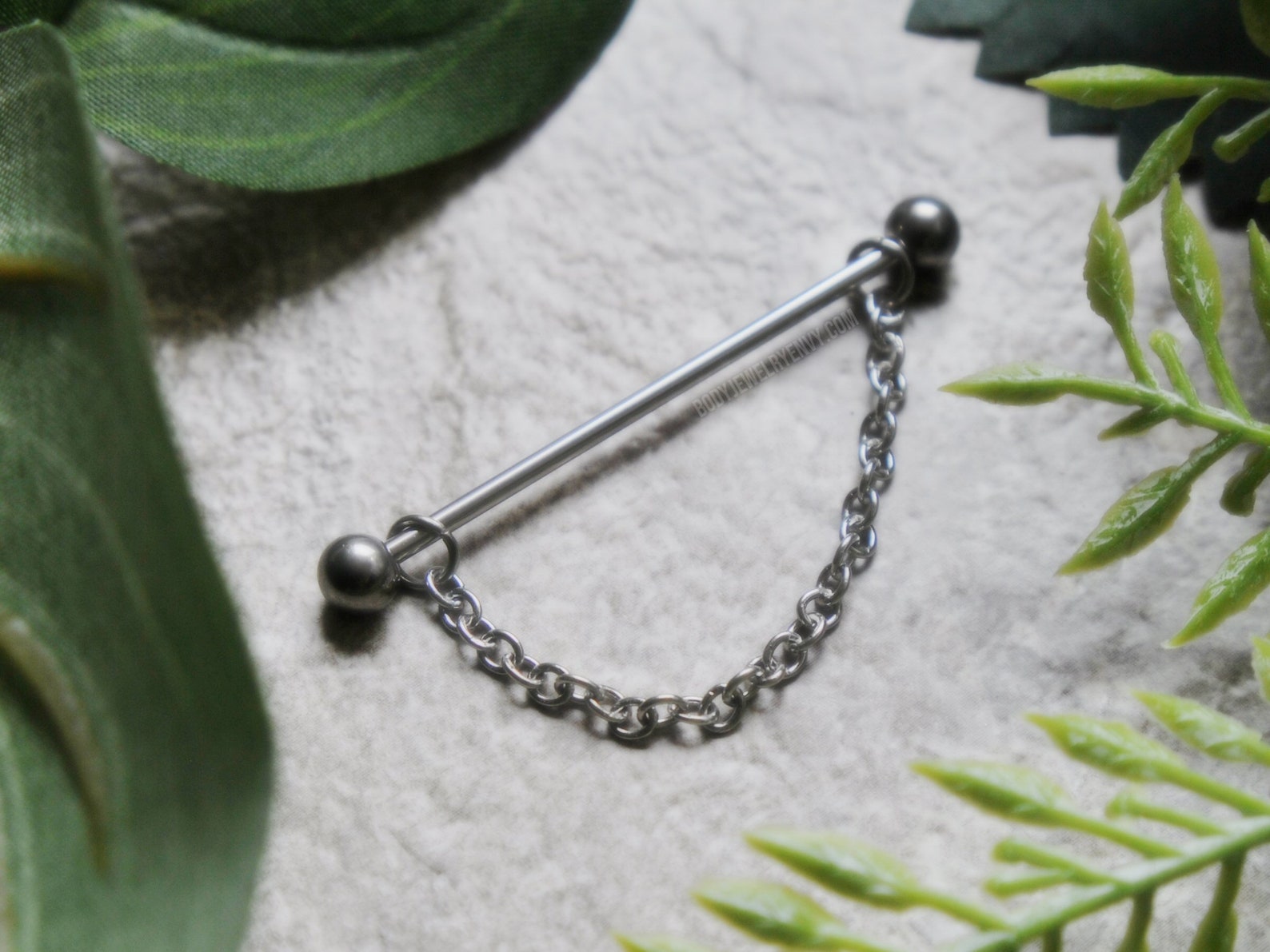 Chain Industrial Bar 14g 16g 30mm 32mm 35mm 38mm 316L Etsy