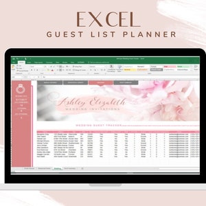 Wedding Guest Tracker – Digital Wedding Planner – RSVP Tracker - Invitation Tracker – Excel Sheet –Guest List Template – Instant Download