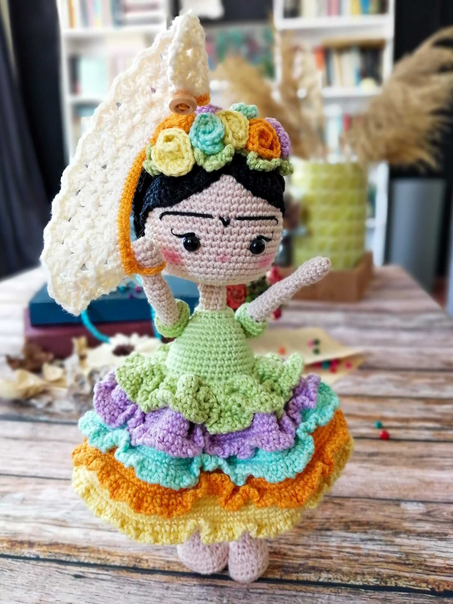 Amigurumi Frida Kahlo Doll Free Pattern Crochet Geek Crochet Dolls My