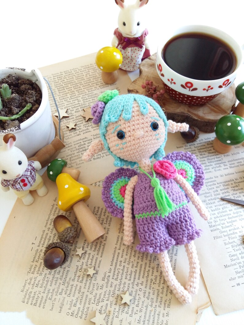 Little Fairy Pui \u2022 Crochet PatternAmigurumi PDF Turkish