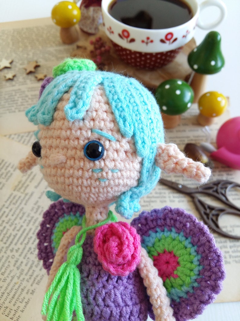 Little Fairy Pui \u2022 Crochet PatternAmigurumi PDF Turkish