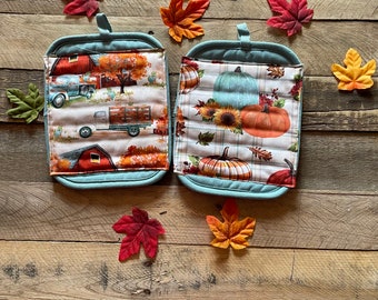 Fall themed set of potholders